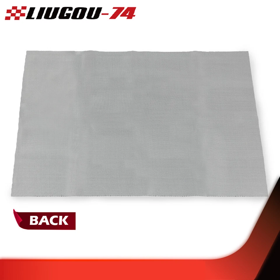 24" x 36" Black Vinyl Motorcycle ATV Scooter Seat Cover Fabric Glossy Matte US - Изображение 4 из 4