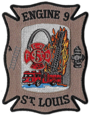 St. Louis Engine 9 Gateway Arch NEW Fire Patch !