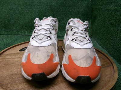 nike air max 270 react trainers in off white