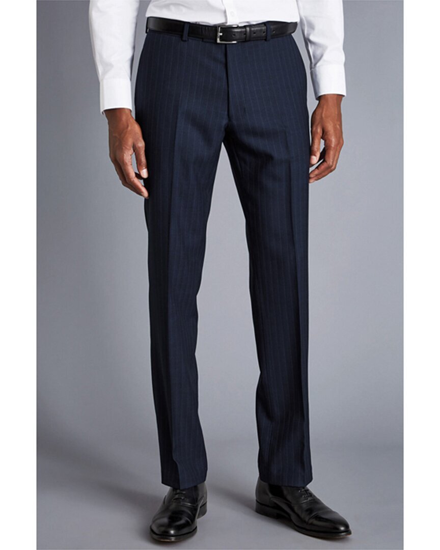 Мужские шерстяные брюки Charles Tyrwhitt Slim Fit сезонного дизайна 36U