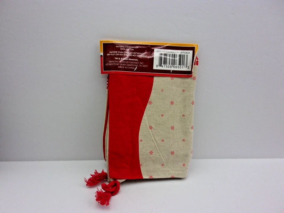 Bolsa de lona Super Mario Holiday Gift Sack 18" x 26" Foto 3 de 4