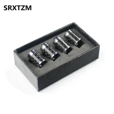 4* Carbon Fiber Car Tire Wheel Valve Stem Caps Fit For BMW BENZ TOYOTA TS
