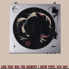 NEW Taylor Swift RED “And That Was The Moment I Knew” Vinyl Slip Mat