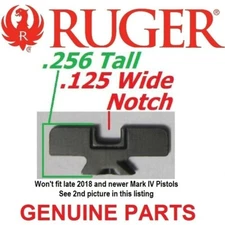 RUGER Rear Sight BLADE BKS Mark MK 1 2 3 I II 22/45 Blackhawk GP100 Redhawk