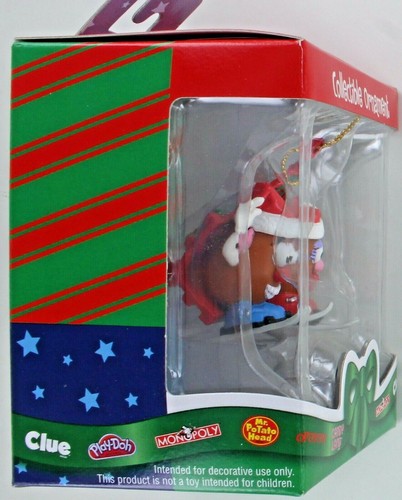 Hasbro Christmas Ornament MR. & MRS. POTATO HEAD Ski Basic Fun Retired NIB 2005 - Picture 6 of 8