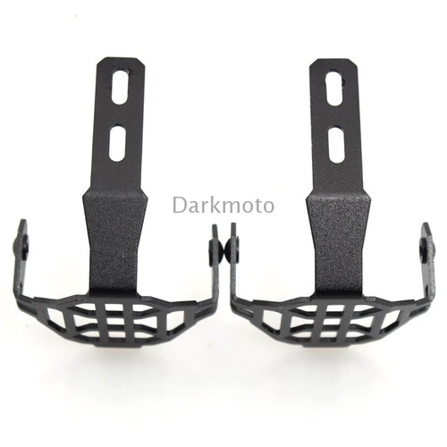 Aluminum Fog light Black Protector Guards Spot light Cover Fits For BMW R1200GS - Picture 9 of 12