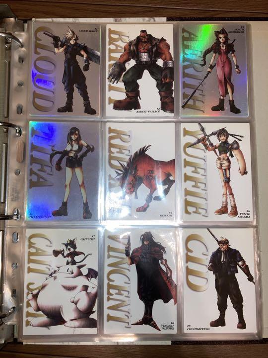 Bandai Final Fantasy VII 7 Trading Card Carddass Masters Bandai Final Fantasy VII 7 Trading Card Carddass Masters