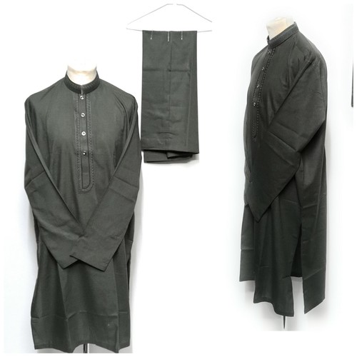 Uomo Shalwar Kameez Qamees Cotone Indiano Pakistano Salwar Abito -grande  Misura | eBay