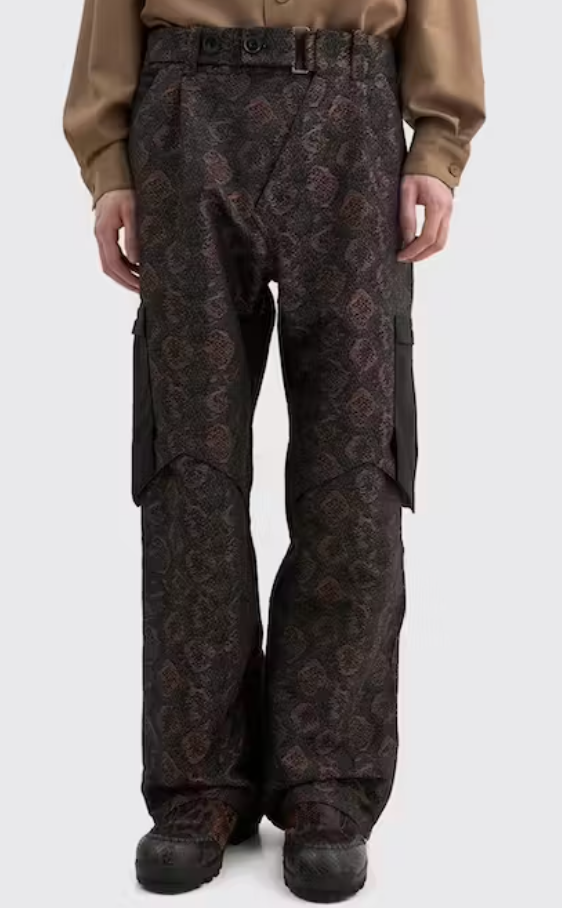 Kiko Kostadinov 00092020 Bindra Cargo Snakeskin Trouser size Kiko Kostadinov 00092020 Bindra Cargo Snakeskin Trouser size