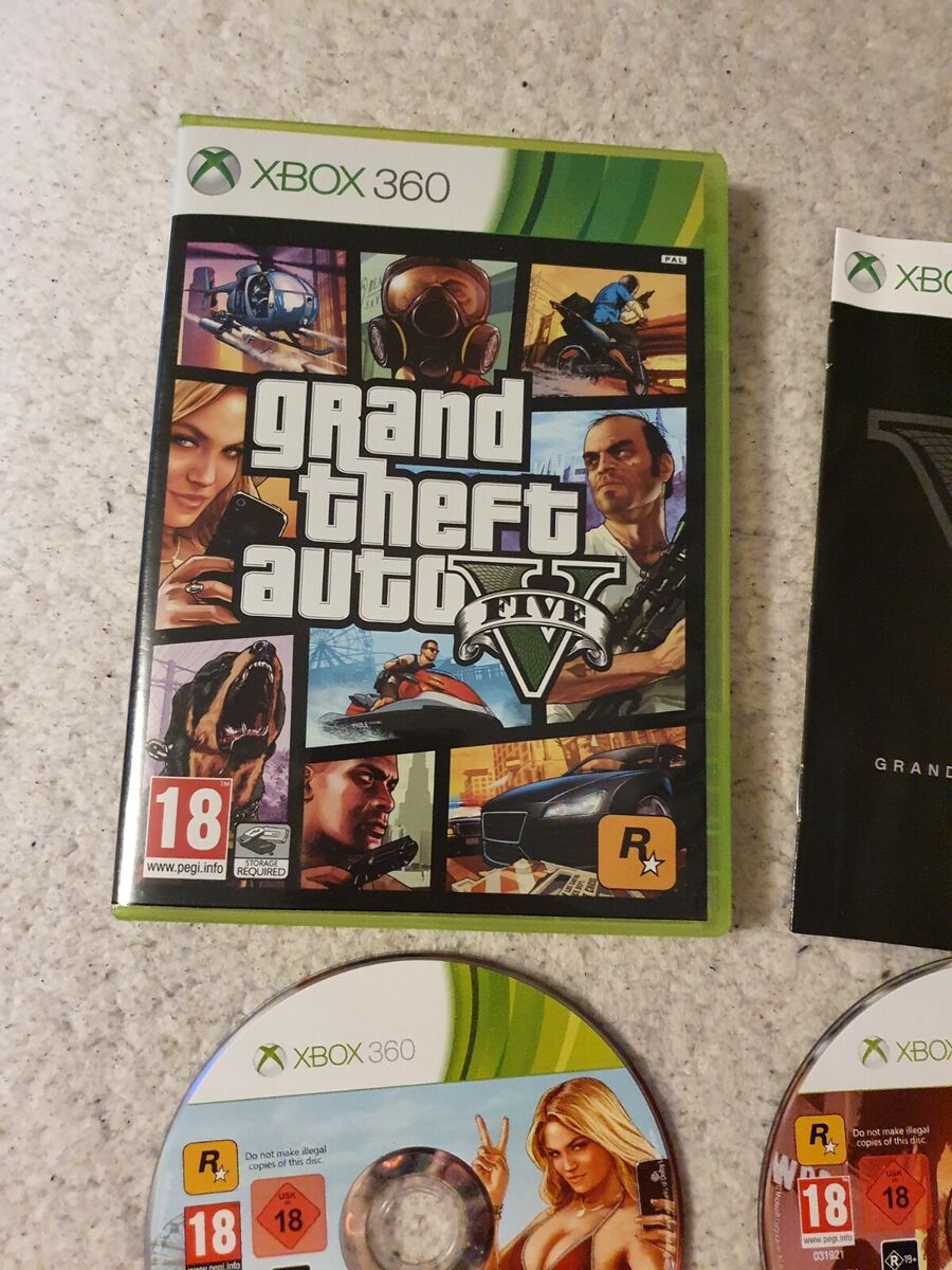  Grand Theft Auto V - Xbox 360 : Video Games