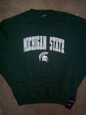 (2025-2026) Michigan State Spartans ($55) Jersey Sweatshirt MEN'S/MENS (m-medium