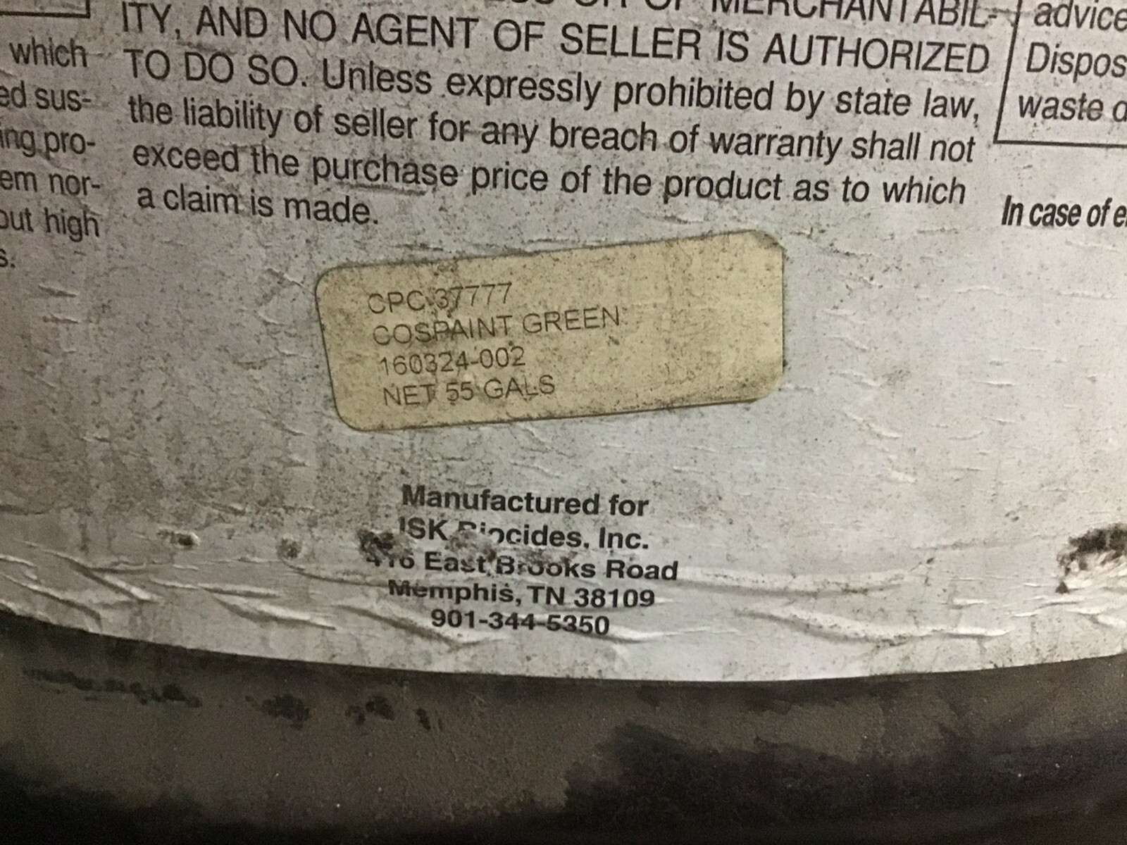 Cospaint Lumber Endgrain Sealer Partial Paint Drum Anchorseal eBay