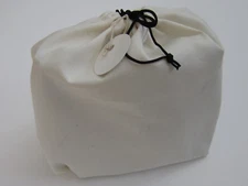 Natural White 100% Cotton DustBag for Handbag Purse Shoe bag Travel Pick String 