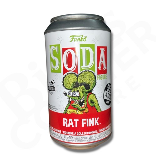Funko Vinyl Soda: Rat Fink - RED - Limited Edition Can /4000 & Figure /3350 - Picture 3 of 16