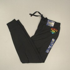 Polo Ralph Lauren Sleepwear Jogger Men Size Medium Black POLO RL CO Rainbow NWT