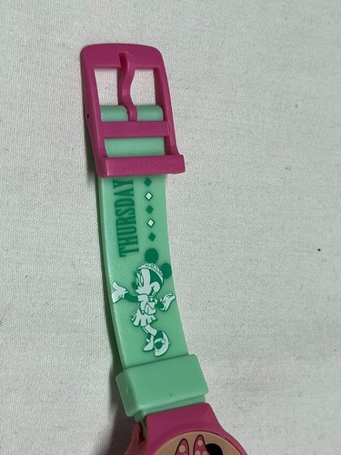 RARE Kids Disney DISLC31 Minnie Mouse 7 Interchangeable Bands Digital Watch - Picture 14 of 24