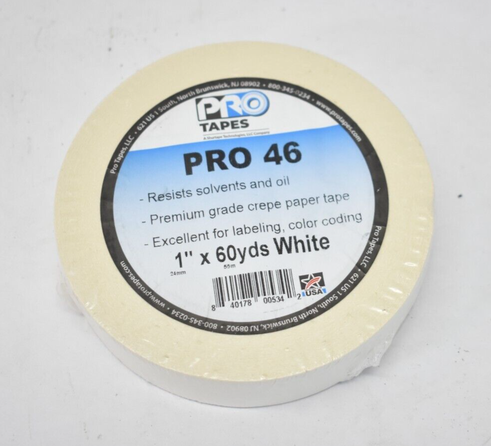 Pro Tapes PRO 46 Premium Grade Crepe Paper Tape 1