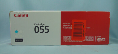 Canon Genuine OEM 055 CYAN ONER CARTRIDGES PERFECT BOX