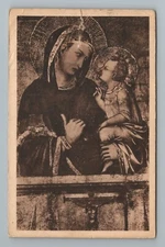 Assisi - Chiesa ineriore di S. Francesco, SS. Vergine (Lorenzetti), Postcard