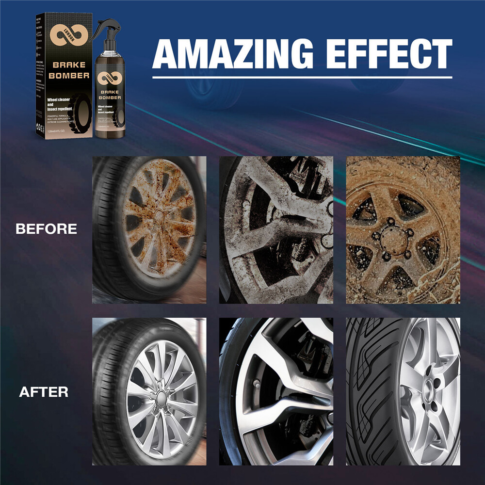 Brake Wheel Cleaner NonAcid Truck & Car Wheel Cleaning Spray 120ml