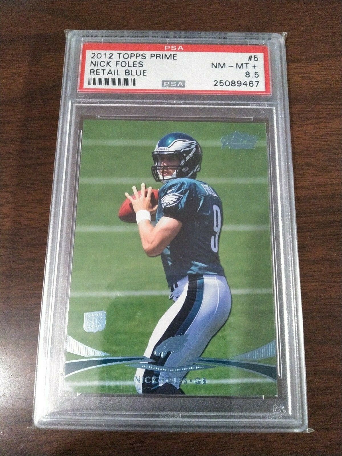 Nick Foles Topps Prime #5 Retail Blue