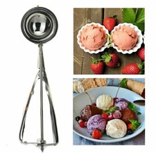 Ice Cream Scoop Scooper Mash Potato Cookie Dough Stainless Steel Spoons 6cm