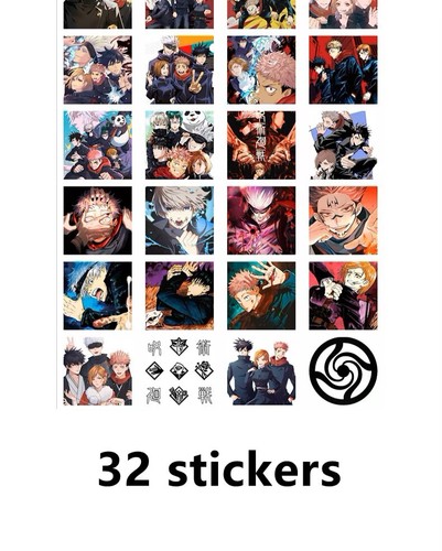 LOMO Cards Anime Jujutsu Kaisen 60 Cards + 32 Stickers - Picture 8 of 10