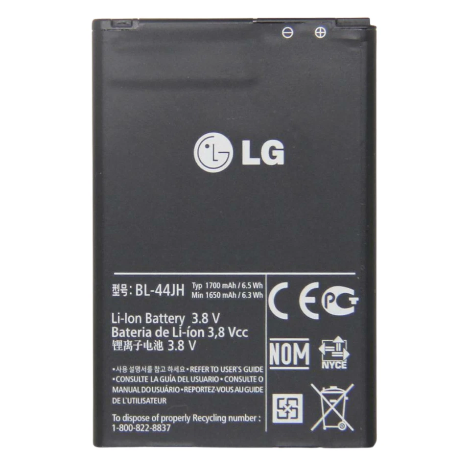 Batería BL-44JH Compatible con LG Mach LS860 Motion 4G MS770 Venice LG730 US730 Original Foto 4 de 4