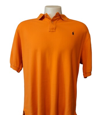 Ralph Lauren Golf Shirt Men's Large Polo Pony Logo Adult Short