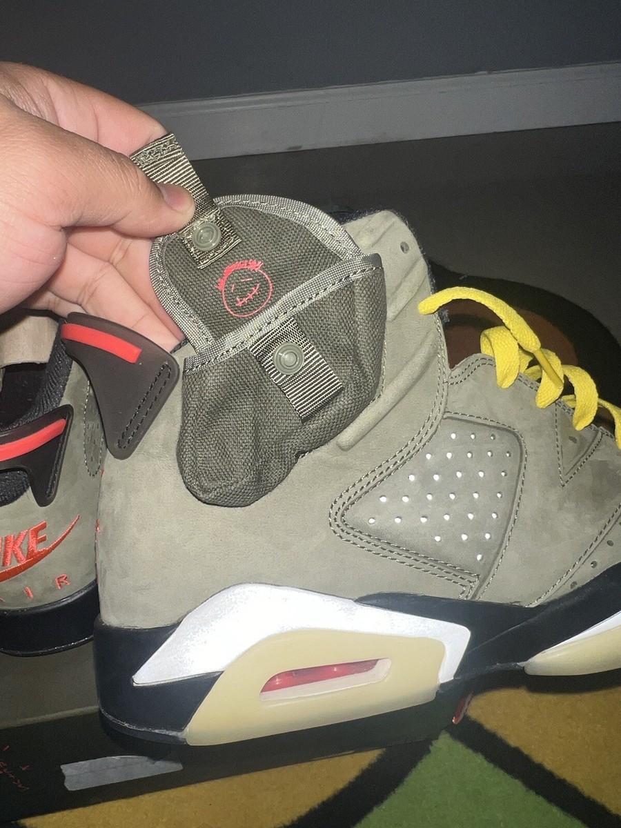 Size 8.5 - Jordan 6 Retro x Travis Scott Mid Olive Size 8.5 - Jordan 6 Retro x Travis Scott Mid Olive