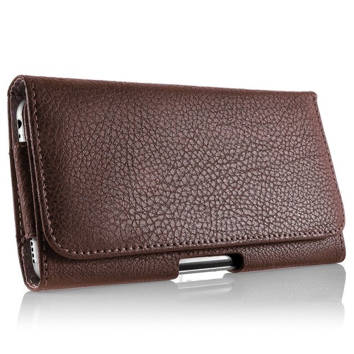 Funda de Cuero, Funda con Clip para Cinturón para Apple iPhone 12 13 14 15 16 Pro Max 11 - Imagen 4 de 55