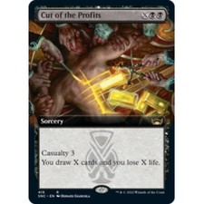 Cut Of The Profits (extended Art) X4 M/NM Magic MTG Streets Of New Capenna