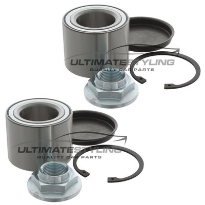 Rear Wheel Bearing Kits Renault Master Mk4 X62 MPV 2014-> 83mm Outer 1 Pair