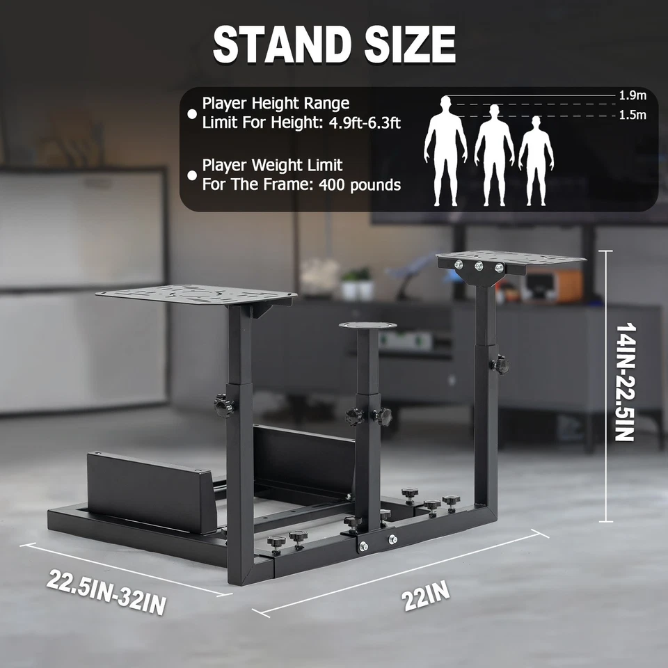 Marada Double Shift Lever Flight Game Stand Fit Thrustmaster Logitech X52 PRO - Image 2 of 4