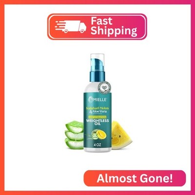 Mielle Organics Weightless Hair Oil, Kalahari Melon & Aloe Vera Deep Long-Lastin