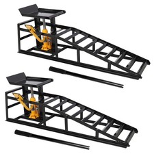 Car Truck Service Ramps Lifts with Pedal Gara...