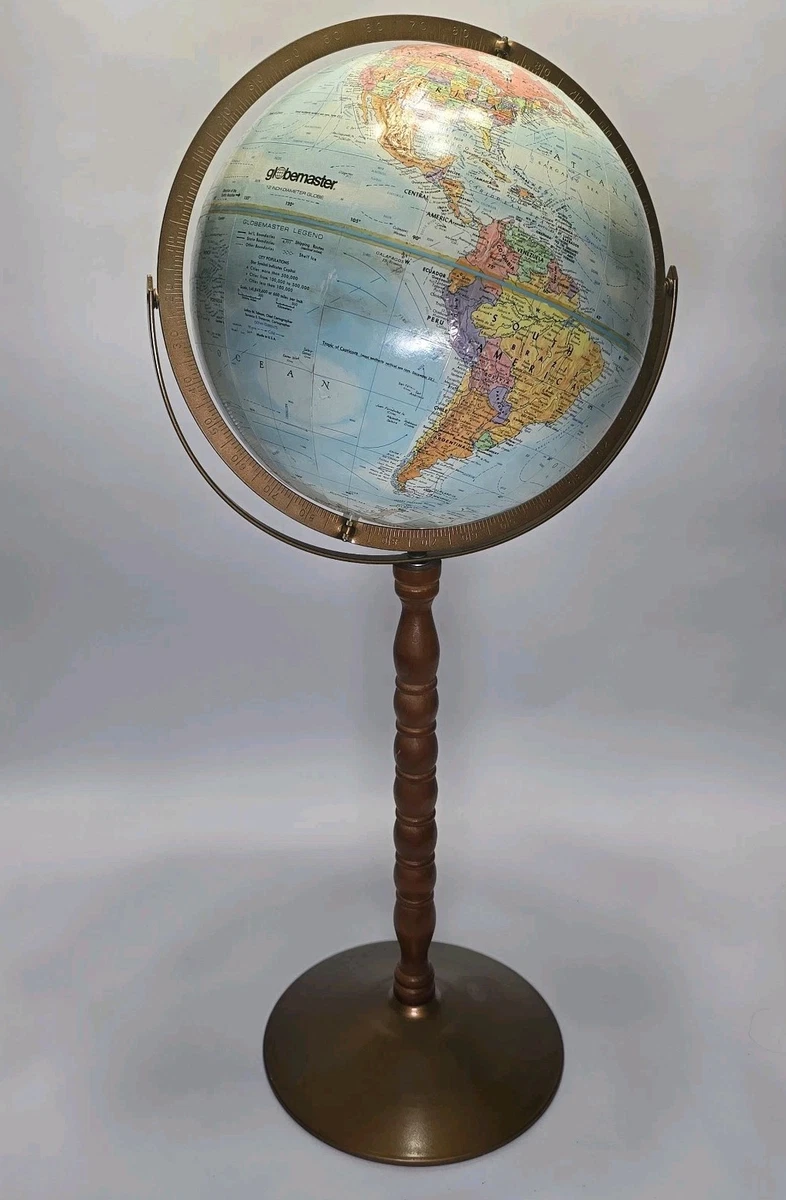 George F. Cram Co. Vintage Original Antique World Worlds Globes