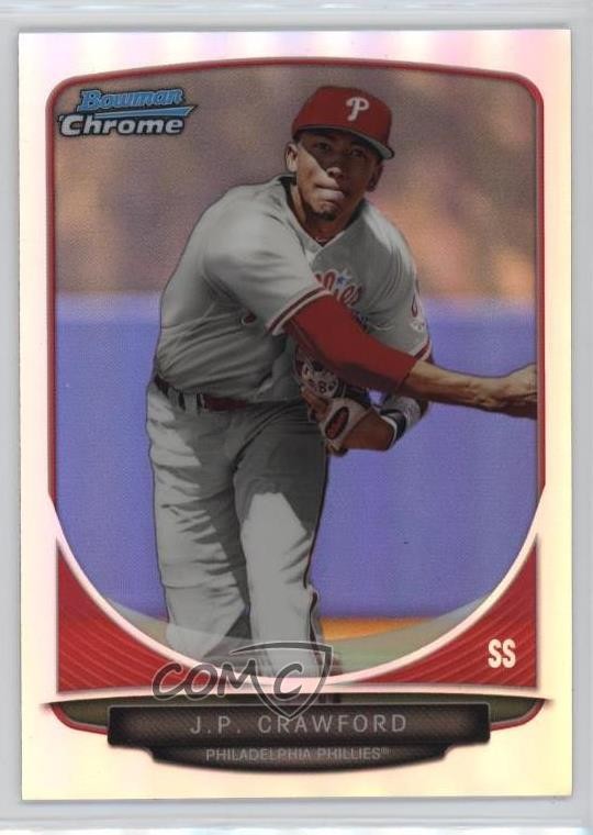 2013 Bowman Draft Draft Picks Chrome Refractor JP Crawford #BDPP32 m5w