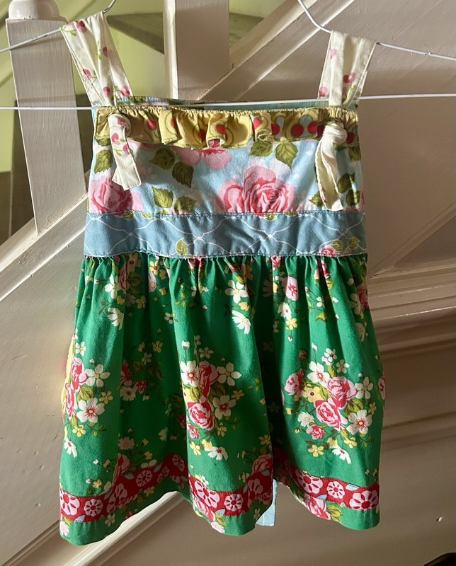 Matilda Jane Strawberry Fields Knot Top Tunic Size 4 Floral  Vintage Rare
