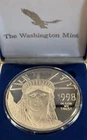 1998 WM Statue of Liberty | 4 oz | .999 Fine Silver Round-In God We Trust