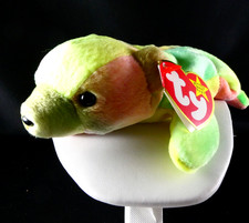 Ty Beanie Baby Tie-Dye Sammy The Bear Plush Neon Green Orange