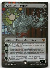 Karn, Living Legacy (Borderless) #372 (Foil) (NM) Dominaria United DMU Magic MTG