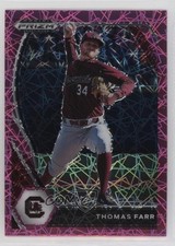 2021 Panini Prizm Draft Picks Pink Velocity Prizm Thomas Farr #PDP150 0o1