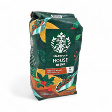 Starbucks House Blend Medium Roast 100 Arabica - Whole Beans - 40oz 2.5lb Bag