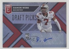 2018 Panini Elite Draft Picks Draft Picks Auto Damon Webb #230 Auto 3wl