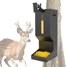 Automatic Metal Deer Feeder – 60 lb/11Gal Capacity, Gravity Dispenser Feeds Pr