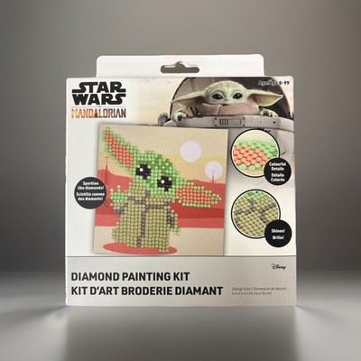 Diamond Dotz Star Wars Grogu Fun - Diamond Painting Kit - 4 x 4