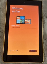 Amazon Kindle Fire HD 8 7th Gen 16GB Wi-Fi 8in Yellow SRO43KL TESTED