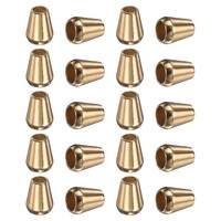 Metall Glockenstopper Konisch 20Er Packung Gold
