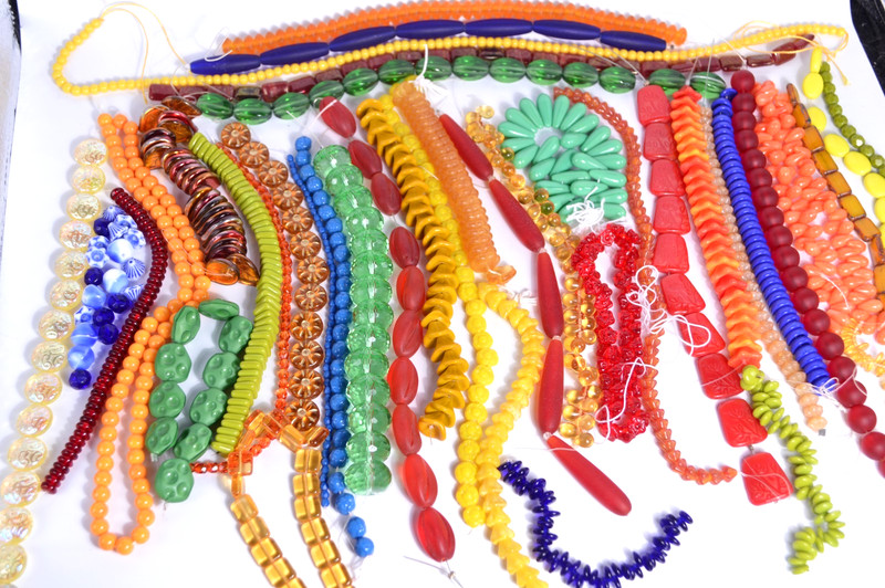 New lot 40 strands high-quality Czech glass beads- Opal,  Translucent- A5459jc